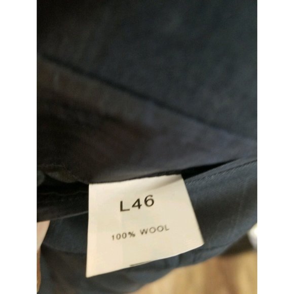 JOS A. BANK 46R SIGNATURE COLLECTION MENS SPORT COAT NAVY BLUE W/PINSTRIPES B347 - Picture 6 of 7